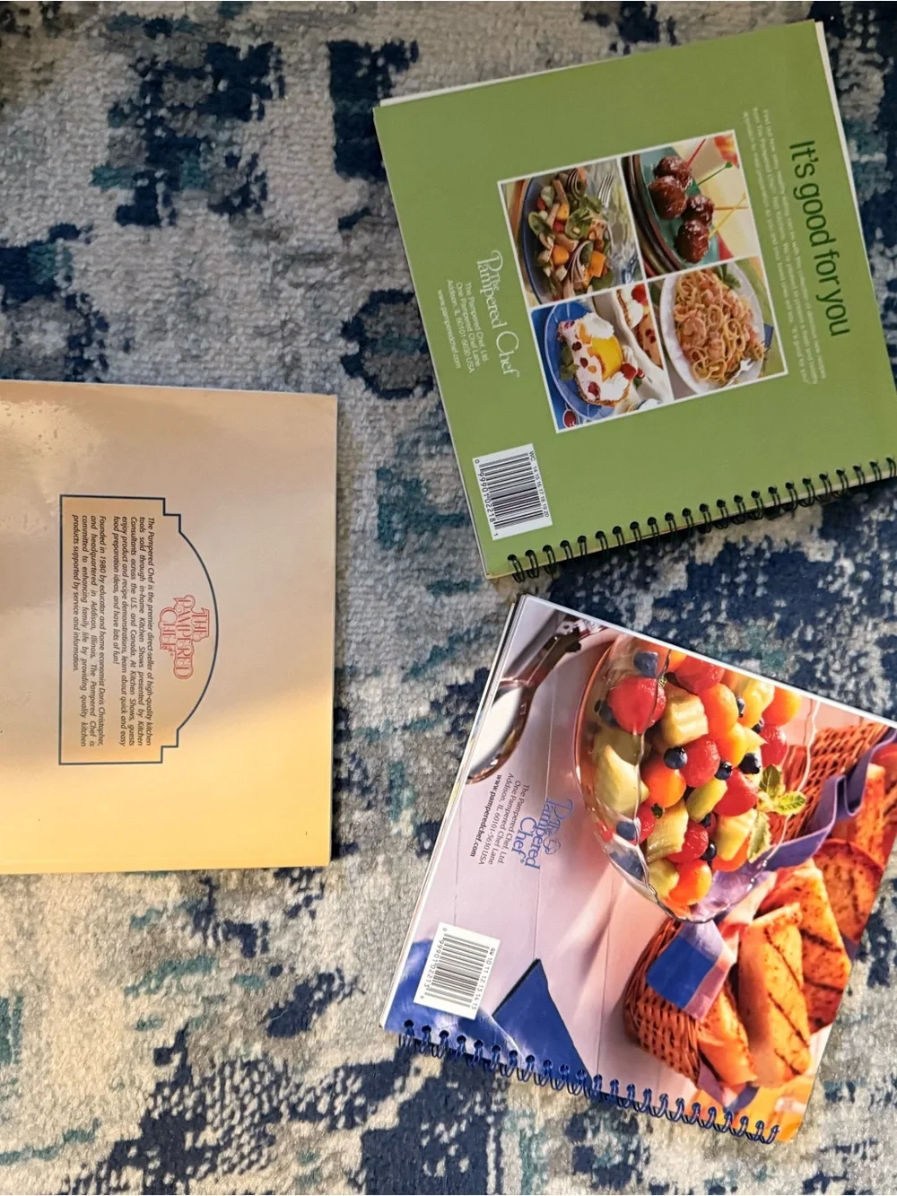 Pampered Chef Bundle of 3 Cookbooks - Stoneware Sensations, Casual Cooking, + 1